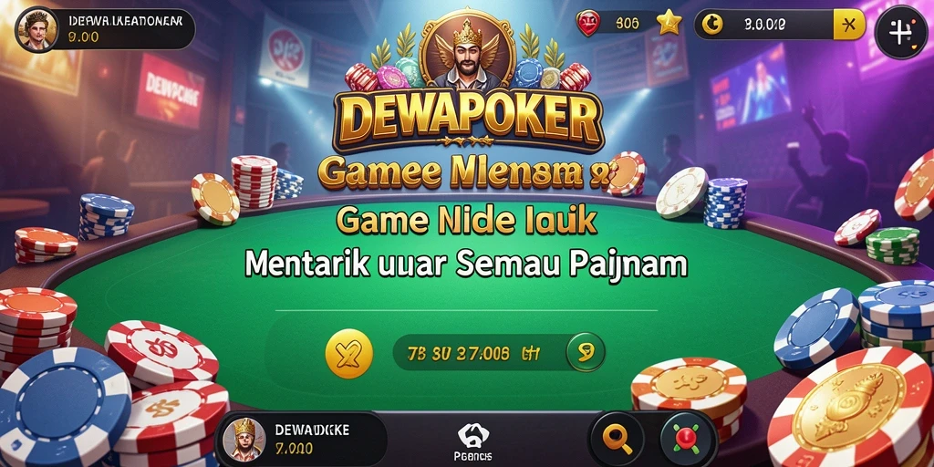 Tampilan gameplay DEWAPOKER yang menarik dan santai.