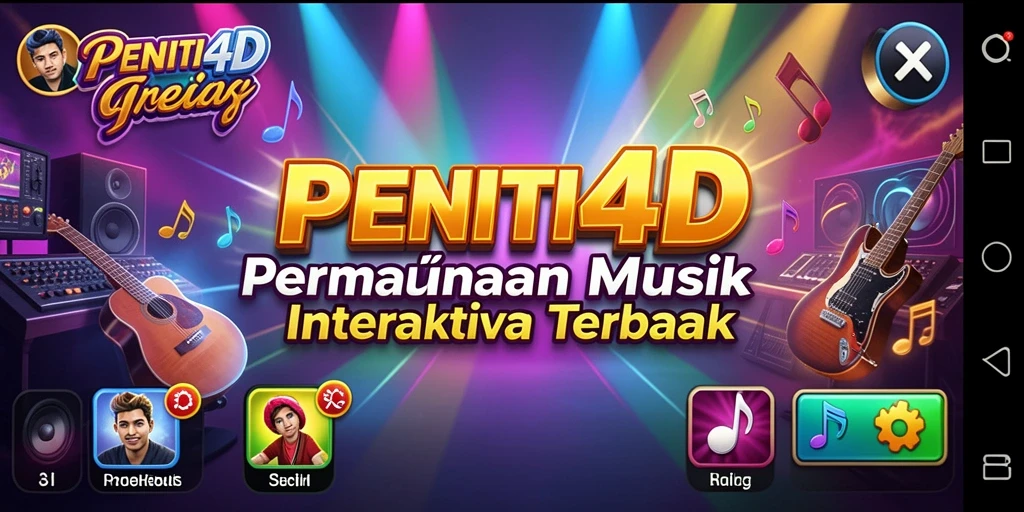 Tampilan gameplay PENITI4D yang menarik dan interaktif.