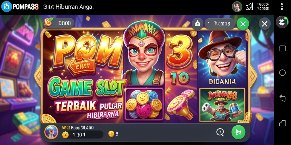 Tampilan menawan dari gameplay POMPA88 yang seru.
